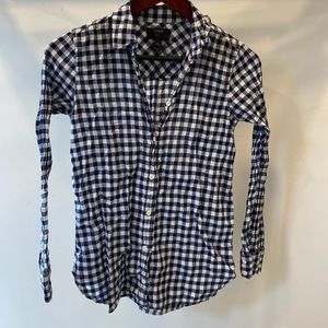 J Crew Gingham ‘Boy’ shirt
